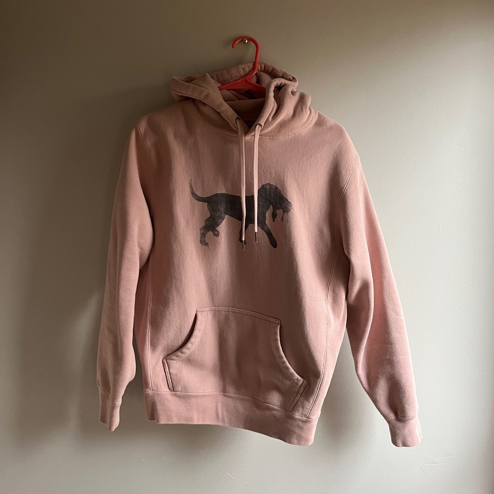 Back Down South Dog with Mallard Pink Hoodie